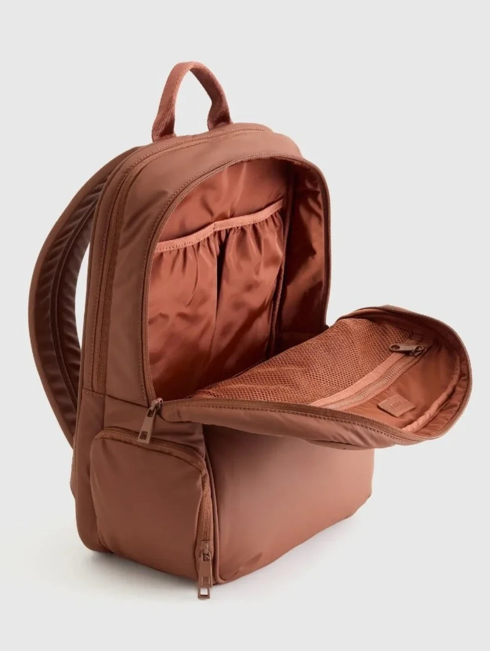 Quince Water-repellent Puff Commuter Backpack - Terracotta